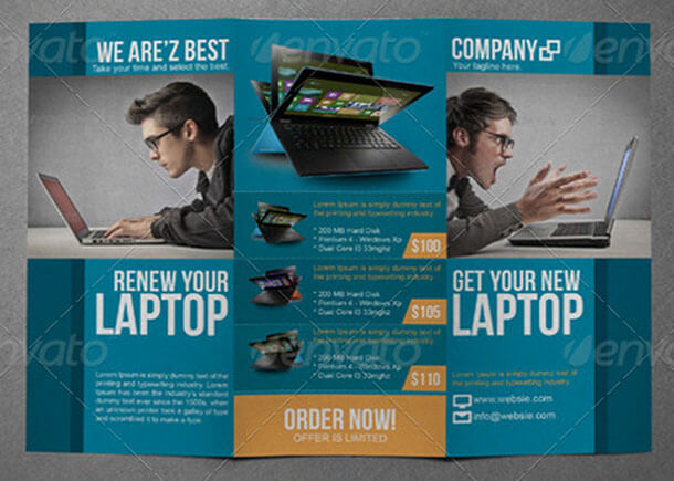 Electronic Sales Advertising Brochure
