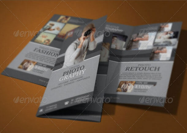 Photogrpahy Advertising Brochure Template