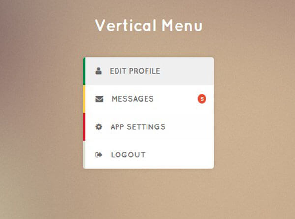 vertical menu jQuery Plugin